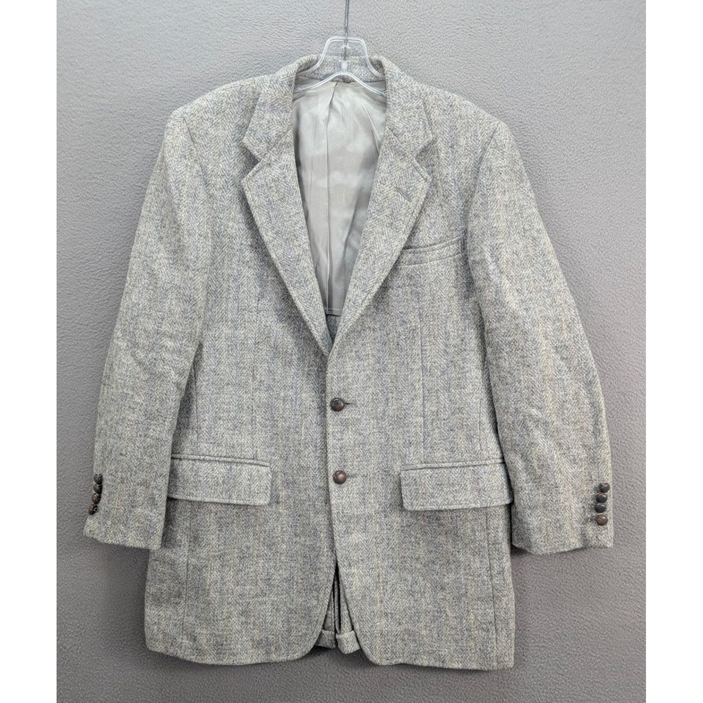 Harris Tweed Men's 100% Scottish Wool Sport Coat Blazer Jacket Handwoven‎ Read